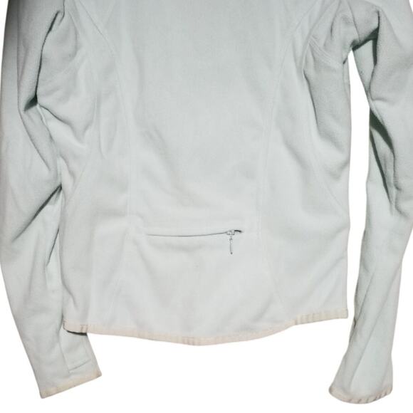 Nike Fleece Zip Jacket Women’s S Blue Long Sleeve Pockets Rear Zip - Picture 4 of 9